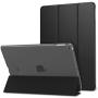 MoKo Case Fit 2018/2017 iPad 9.7 6th/5th Generation - Slim Lightweight Smart Shell Stand Cover with Translucent Frosted Back Protector Fit Apple iPad 9.7 Inch 2018/2017, Black(Auto Wake/Sleep)