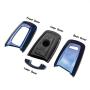 TANGSEN Smart Key Fob Case for BMW 1 3 4 5 6 7 Series GT3 GT5 M5 M6 X3 X4 3 4 Button Keyless Entry Remote Personalized Protective Cover Plastic Blue to Purple Optically Variable Coated Black Silicone