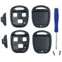 Replacement Keyless Entry Remote Control Key Case Fit for Lexus ES GS GX IS LS LX RX SC Key Fob Cover Case Without Blade(2PCS)