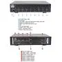 LINK-MI 4K60 UHD Video Wall Controller 2x2 1x2 2x1 1x3 3x1 1x4 4x1 TV Wall Processor for 4 TV Splicing Display Support 3840x2160@60Hz HDMI DP Inputs and Rotate 90 Degree for Portrait Mode Screens