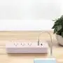 Globe Electric - 78257 Designer Series Power Strip, Rose 3 Outlet