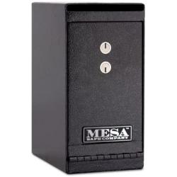 Mesa Safe Company Model MUC1K Undercounter Depository Safe with Dual Key Lock, Dark Gray
