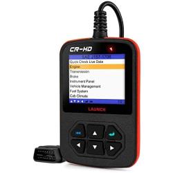 LAUNCH CReader HD Plus Heavy Duty Truck Obd2 Diagnostic Reader OBDII Scan Tool CRHD Truck Code Scanner With OBD-II Communication Modes 1-10 and J1587, J1708 and J1939 protocols