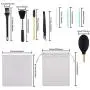 ADXCO 129 Pieces Cell Phone Cleaning Kit Camera Cleaning Kits USB Charging Port and Headphone Port Brush Set Compatible with Phone, iOS Android, Cell Phone, Electronics Cleaner