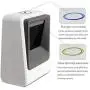 Handsfree 2D 1D Barcode Scanner,Alacrity QR Omnidirectional Desktop Bar Code Reader Scanner, Capture Barcodes from Mobile Phone Screen, White