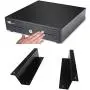 HK SYSTEMS 13'' Heavy Duty Black ''Push'' Open Cash Drawer, 4B5C with Under Counter Mounting Metal bracket