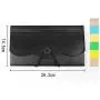Receipt Organizer for Business,School,Office,Bank,Accordian File Folder for Check,Bill,Invoice,13 Pockets Expanding File Organizer(Black)