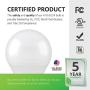 Sunco Lighting 10 Pack A19 LED Bulb, 9W=60W CFL Replacement, 6000K Daylight Deluxe, 800 LM, Dimmable, Twist and Lock GU24 Pin Base, Indoor Light - UL