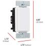 UltraPro 24-Hour Digital In-Wall Timer 2 Pack, 4 Programmable, Override Button, Door Cover, Presets/Countdown, Ideal for Indoor, Lamps, LED, Seasonal Lighting, 47941