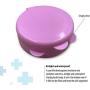 3 Pack - Open Lid Round Pill Box Organizer Pocket Small case Holder,Daily containers. Medicine Holder, Ideal for Medication, Vitamin, Supplement, Perfect Travel