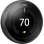 Nest Learning Thermostat - 3rd Generation - (2 Pack, Black)