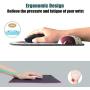 Ergonomic Mouse Pad with Wrist Support,Dooke Cute Wrist Pad with Non-Slip Rubber Base for Computer, Laptop, Home Office Gaming, Working, Easy Typing & Pain Relief Art Flowers