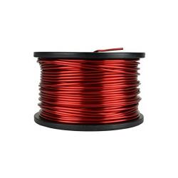 TEMCo 10 AWG Copper Magnet Wire - 5 lb 157 ft 155°C Magnetic Coil Red