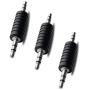 3.5mm Male to Male Stereo Audio Connector (3 Pack)
