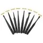Amgiimor 16Pcs Precision Anti-Static Tweezers Kit, Plastic Tweezers Set for Craft, Electronics, DIY, Repair Tool