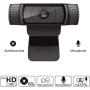Computer Webcam C920 HD Pro - 1080p Streaming Widescreen Video Camera - Built in Microphone for Recording for Computer Desktop and Laptop Cam