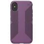 Speck Products Compatible Phone Case for Apple iPhone Xs/iPhone X, Presidio Grip Case, Cabbage Purple/Vintage Purple
