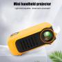 Mini Handheld Projector,Mini Portable Projector Household Projector … (Orange Black)