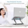 Boyata Laptop Stand, Adjustable Ergonomic Laptop Holder, Aluminium Alloy Notebook Stand Compatible for MacBook Pro/Air, Dell XPS, Lenovo, Samsung Laptops Up to 17 inches-Space Gray
