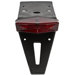 CICMOD Rear Fender Mount Red LED Tail Light Brake Lamp Turn Signals License Plate Light for Custom Off-Road Motorcycle Dirt Bike