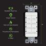 TOPGREENER Wall Countdown Timer Switch, 1-5-10-30-45 min, 1-2-4 Hour Delay Times, Light Switch Timer, 600W LED, 1/2Hp, Neutral Wire Required, UL Listed, TGT08-4, 4-Pack