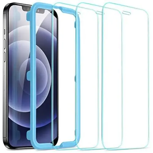 ESR Tempered-Glass Screen Protector for iPhone 12 Mini [3-Pack] [Easy Installation Frame] [Case-Friendly] Premium Tempered Glass Screen Protector for 12 Mini 2020, 5.4-Inch