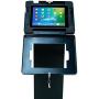 CTA Digital: Premium Locking Floor Stand Kiosk for iPad 10.2-Inch (7th & 8th Gen.), 11-Inch iPad Pro/iPad Air 3/iPad Gen. 5-6/iPad Pro 10.5/Galaxy Tab A 9.7''/ S2 9.7''/ 3 10.1''/ 4 10.1'', Black