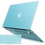 IBENZER Old Version (2010-2017 Release) MacBook Air 13 Inch Case (Models: A1466 / A1369), Plastic Hard Shell Case with Keyboard Cover for Apple Mac Air 13, Serenity Green, A13SRG+1