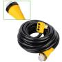 SCITOO 50Foot 50AMP RV Extension Cord Power Supply Cable for Trailer Motorhome Camper
