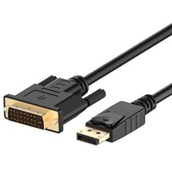 Rankie DisplayPort (DP) to DVI Cable, Gold Plated, 6 Feet