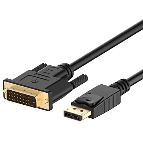 Rankie DisplayPort (DP) to DVI Cable, Gold Plated, 6 Feet