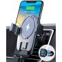 [2021 Upgraded] VANMASS 15W Wireless Car Charger Mount Auto Clamping, Thermostatic Fast Charging, Air Vent Holder Charger for iPhone 12 11 XR XS X 8, Samsung S21 S20 S10 S9 Note 20, Pixel 4XL 3XL,LG