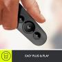 Logitech R500 Laser Presentation Remote Clicker with Dual Connectivity Bluetooth or USB for Powerpoint, Keynote, Google Slides, Wireless Presenter - Black