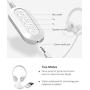 Mpow USB Headset (All-Platform Edition) with 3.5mm Jack, Stereo Computer Headset with Microphone Noise-Canceling, Skype Headphones w/Comfort-fit Earpad, Inline Volume Control for PC/Laptop/Cell Phone