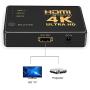 HDMI Switch 4k,GANA Intelligent 3-Port HDMI Switcher,Splitter, Supports 4K, Full HD1080p, 3D with IR Remote