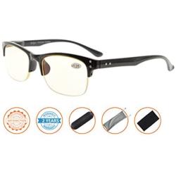 Anti Blue Rays Glasses Women,Half-Rim Computer Reading Eyeglasses