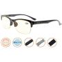 Anti Blue Rays Glasses Women,Half-Rim Computer Reading Eyeglasses
