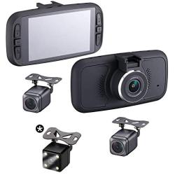 Top Dawg TDEAGLEEYE4 EagleEye4: 3 Cam GPS Dash Cam System with 4 Inch LCD, 1 Power Source and Optional 4th Camera
