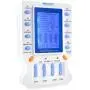 Electronic Muscle Stimulator EMS & TENS Tone-A-Matic TAMTEC Sport 4 Plus – 20 Adhesive Electrode Pads, 4 Channels, 8 Programs for Muscle Strength, Active Recovery, Pain Relief, and Toning
