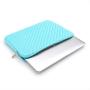 RAINYEAR 11 Inch Laptop Sleeve Diamond Foam Shock Resistant Neoprene Case Fluffy Lining Cover Carrying Bag Compatible with 11.6 MacBook Air Surface for 11'' Chromebook Computer Tablet Notebook(Blue)
