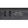 Rocketfish 6-Outlet/2-USB Swivel Wall Tap Surge Protector Black
