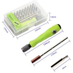 Buspoll Small Screwdriver Sets (32 in 1) suitable for repairing all laptops, mobile phones, and other electronic products. (Only works on micro projects)