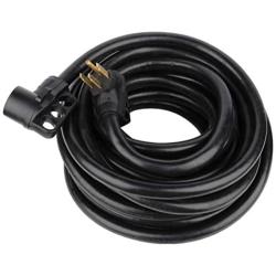 SCITOO 50Foot 50AMP RV Extension Cord Power Supply Cable for Trailer Motorhome Camper with Handle Black