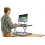 CHANGEdesk MINI Small Adjustable Height Standing Desk Converter for Laptop Macbook Single Monitor Desktop Computer portable lightweight ergonomic sit stand up corner riser affordable compact tabletop