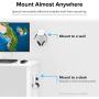 TotalMount for Headphones – Will Not Damage Your Wall with Screws or Permanent Adhesive (Premium White – Two Pack)