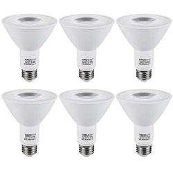 TORCHSTAR PAR30 Dimmable LED Spotlight Bulbs, Long Neck, CRI90+, 12W (75W Eqv.), UL & Energy Star Listed, E26 Standard Base, 840Lm, 5000K Daylight, for Recessed Trim Lighting, Track Light, Pack of 6