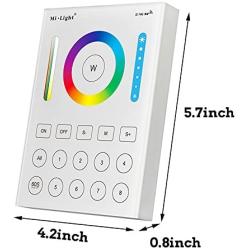 BSOD Milight LED Controller B8 RF2.4GHz Mount Panel Remote Controller 8 Zones RGB CCT Touch Controller Compatible for Milight Product
