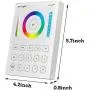 BSOD Milight LED Controller B8 RF2.4GHz Mount Panel Remote Controller 8 Zones RGB CCT Touch Controller Compatible for Milight Product