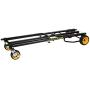Rock-N-Roller R14G (Mega Ground Glider) 8-in-1 Folding Multi-Cart/Hand Truck/Dolly/Platform Cart/42'' to 60'' Telescoping Frame/700 lbs. Load Capacity, Black