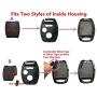 Replacement For Honda 2+1 Buttons Keyless Entry Remote Key Fob Case Shell Fits Honda 2010-2011 Accord Crosstour 2006-2011 Civic 2007-2013 CR-V 2011-2015 CR-Z 2009-2013 Fit 2011-2014 Odyssey(1 black)
